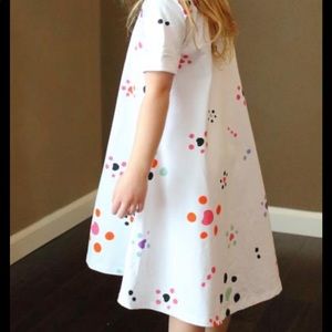Art & Eden organic 2T swing high low dress